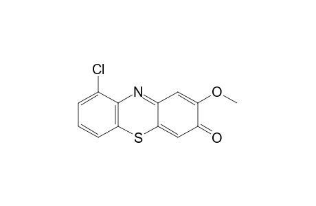 9-chloro-2-methoxy-3H-phenothiazin-3-one