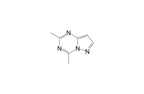 2,4-dimethylpyrazolo[1,5-a]-s-triazine