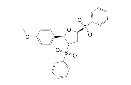 2,5-cis-2-(4-Methoxyphenyl)-3,5-bis(phenylsulfonyl)tetrahydrofuran