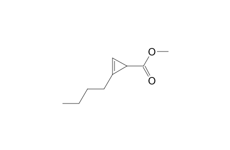 2-Butyl-1-cycloprop-2-enecarboxylic acid methyl ester