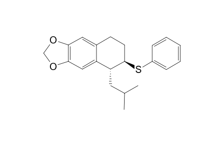 ((5R,6R)-5-(2-Methylpropyl)-6-(phenylthio)-5,6,7,8-tetrahydronaphtho[2,3-d]-1,3-dioxole