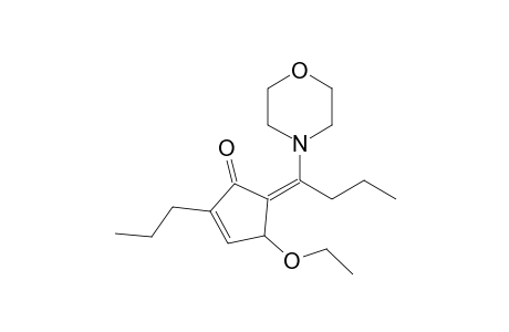(5Z)-4-ethoxy-5-(1-morpholin-4-ylbutylidene)-2-propyl-cyclopent-2-en-1-one