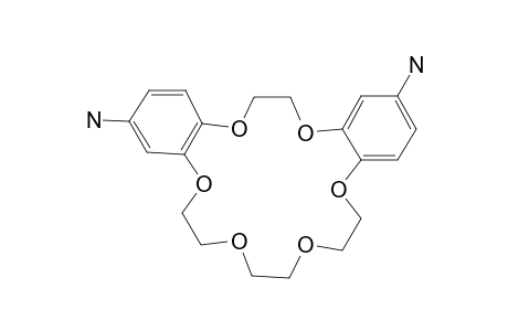 6,7,9,10,12,13,20,21-Octahydro-5,8,11,14,19,22-hexaoxa-dibenzo[A,G]cyclooctade- cene-2,16-diamine