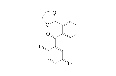 2-[2-(1,3-dioxolan-2-yl)benzoyl]-1,4-benzoquinone
