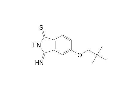 1H-Isoindole-1-thione, 3-amino-5-(2,2-dimethylpropoxy)-