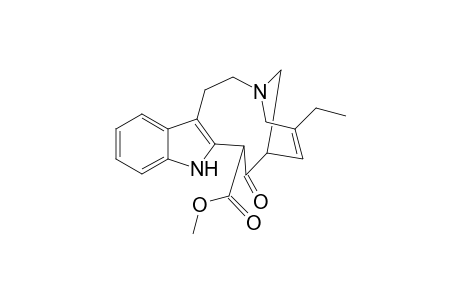 C-16 epimeric carbomethoxy .delta.(20)-15-oxocleavamines