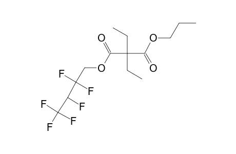 Diethylmalonic acid, 2,2,3,4,4,4-hexafluorobutyl propyl ester