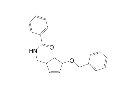 (+-)-N-[(4-Benzyloxycyclopent-2-enyl)methyl]-benzamide