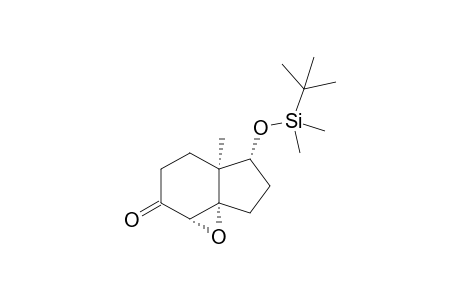 (1R*,3aS*,4S*,7aS*)-1-[(tert-Butyldimethylsilyl)oxy]-3a,4-epoxy-7a-methylperhydroinden-5-one
