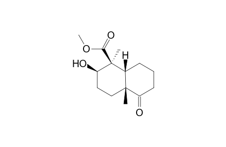 Methyl 1-Oxo-5.alpha.,8a.beta.-dimethyl-6.beta.-hydroxy-1,2,3,4,4a.beta.,5,6,7,8,8a-decahydronaphthalene-5.beta.-carboxylate