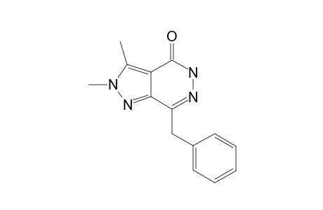 N(2)-METHYL-3-METHYL-7-BENZYL-PYRAZOLO-[3.4-D]-PYRIDAZIN-4(5H)-ONE