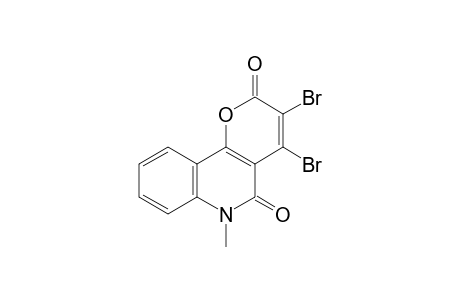6-Methyl-3,4-dibromo-3H-pyrano[3,2-c]quinolin-2,5-dione