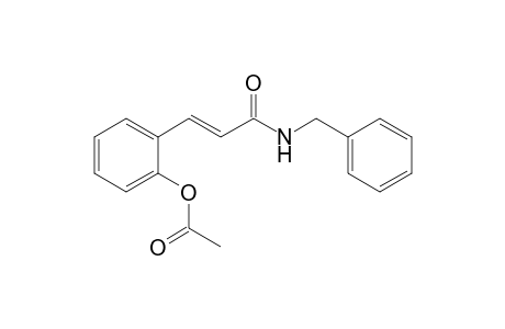 2-[(E)-3-(Benzylamino)-3-oxo-1-propenyl]phenyl acetate