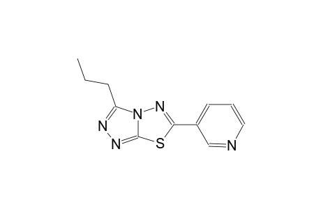 3-propyl-6-(3-pyridinyl)[1,2,4]triazolo[3,4-b][1,3,4]thiadiazole