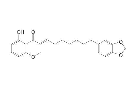 (E)-9-(1,3-benzodioxol-5-yl)-1-(2-hydroxy-6-methoxy-phenyl)non-2-en-1-one