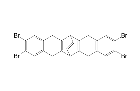 2,3,9,10-Tetrabromo-5,6,7,12,13,14-hexahydro-6.13-theno-pentacene-15,16-dione