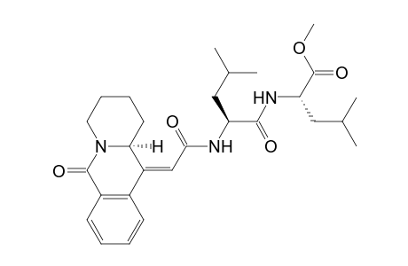 (S)-methyl 4-methyl-2-((S)-4-methyl-2-((Z)-2-((S)-6-oxo-3,4-dihydro-1H-pyrido[1,2-b]isoquinolin-11(2H,6H,11aH)-ylidene)acetamido)pentanamido)pentanoate