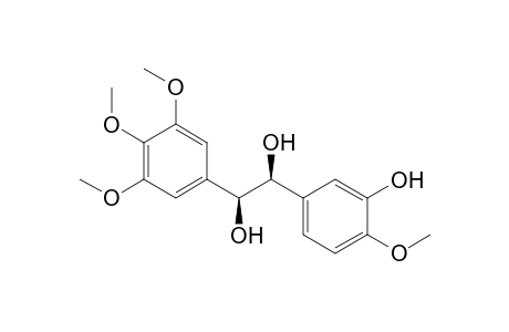 (1S,2S)-1-(3-hydroxy-4-methoxy-phenyl)-2-(3,4,5-trimethoxyphenyl)ethane-1,2-diol