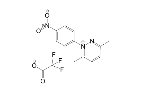 3,6-Dimethyl-1-(4-nitrophenyl)pyridazinium trifluoroacetate