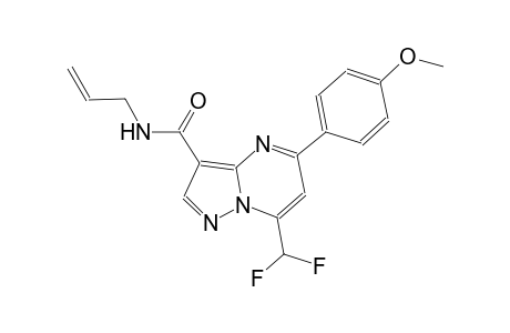 N-allyl-7-(difluoromethyl)-5-(4-methoxyphenyl)pyrazolo[1,5-a]pyrimidine-3-carboxamide