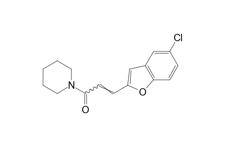 1-[3-(5-chloro-2-benzofuranyl)acryloyl]piperidine