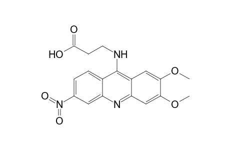 2,3-Dimethoxy-6-nitro-9-(2-carboxy-ethylamino)acridine