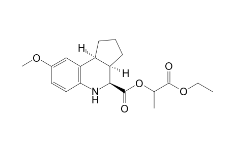 (3aR,4S,9bS)-8-Methoxy-2,3,3a,4,5,9b-hexahydro-1H-cyclopenta[c]quinoline-4-carboxylic acid 1-ethoxycarbonylethyl ester