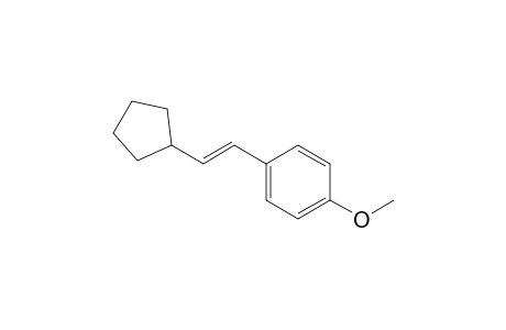 (E)-2-Cyclopentyl-1-(4-methoxyphenyl)ethene