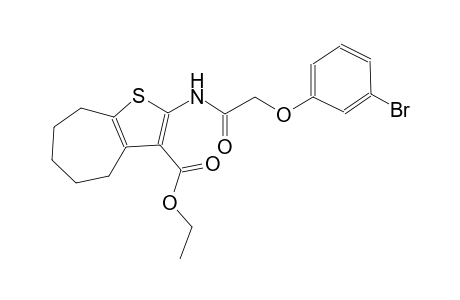 4H-cyclohepta[b]thiophene-3-carboxylic acid, 2-[[(3-bromophenoxy)acetyl]amino]-5,6,7,8-tetrahydro-, ethyl ester