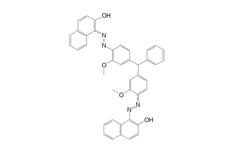 2-Naphthalenol, 1,1'-[(phenylmethylene)bis[(2-methoxy-4,1-phenylene)azo]]bis-