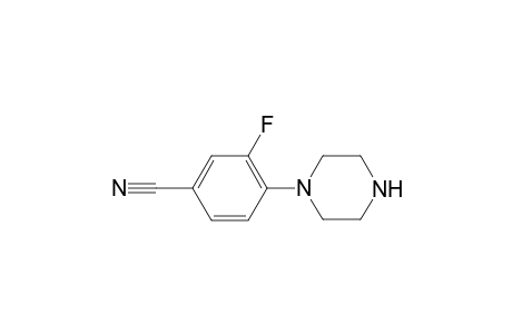 3-Fluoro-4-piperazin-1-yl-benzonitrile