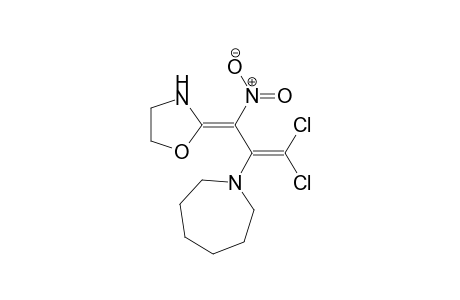 1-{2,2-dichloro-1-[(E)-nitro(1,3-oxazolidin-2-ylidene)methyl]vinyl}azepane