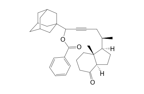 (5R)-(1RS)-1-{(Adamantan-1-yl)-5-[(1'R,3a'R,7a'R)-7a'-methyl-4'-oxooctahydro-1H-inden-1'-yl]}hex-2-yn-1-yl Benzoate