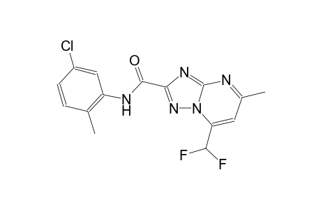 N-(5-chloro-2-methylphenyl)-7-(difluoromethyl)-5-methyl[1,2,4]triazolo[1,5-a]pyrimidine-2-carboxamide