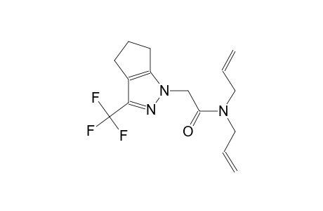N,N-diallyl-2-(3-(trifluoromethyl)-5,6-dihydrocyclopenta[c]pyrazol-1(4H)-yl)acetamide