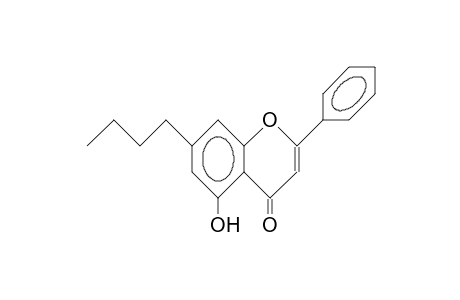 7-Butyl-5-hydroxy-2-phenyl-4H-1-benzopyran-4-one