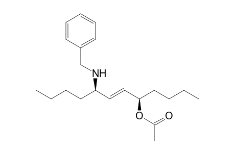 (E)-(5R*,8R*)-5-Acetoxy-8-(benzylamino)dodec-6-ene
