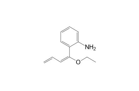 2-[(1E)-1-ethoxybuta-1,3-dienyl]aniline