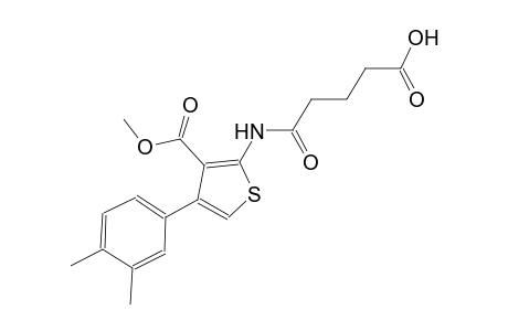 5-{[4-(3,4-dimethylphenyl)-3-(methoxycarbonyl)-2-thienyl]amino}-5-oxopentanoic acid