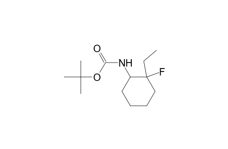 N-(tert-Butoxycarbonyl)-2-fluoro-2-ethylcyclohexylamine