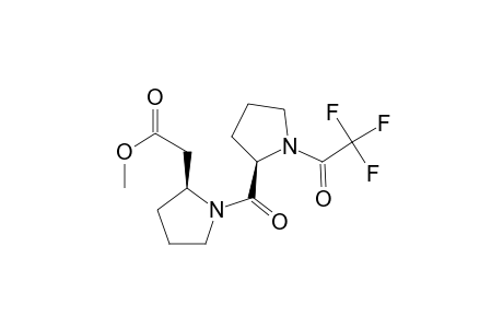 2-Pyrrolidineacetic acid, 1-[[1-(trifluoroacetyl)-2-pyrrolidinyl]carbonyl]-, methyl ester, [S-(R*,R*)]-