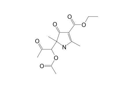 5-(1-acetoxy-2-keto-propyl)-4-keto-2,5-dimethyl-2-pyrroline-3-carboxylic acid ethyl ester