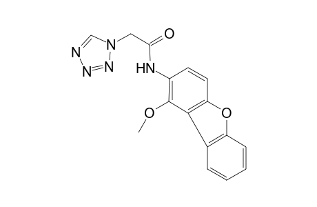 1H-1,2,3,4-Tetrazole-1-acetamide, N-(1-methoxybenzo[b]benzofuran-2-yl)-