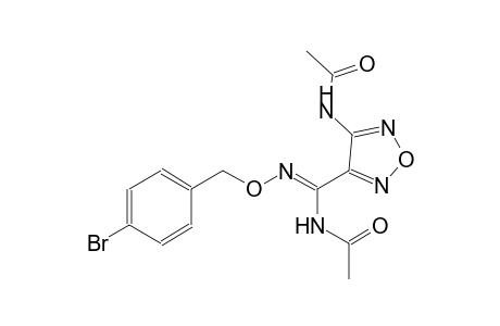 N-[4-((Z)-(acetylamino){[(4-bromobenzyl)oxy]imino}methyl)-1,2,5-oxadiazol-3-yl]acetamide