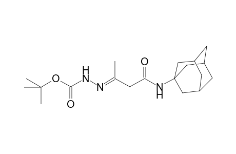 tricyclo[3.3.1.1~3,7~]decane, 1-[[(3E)-3-[[(1,1-dimethylethoxy)carbonyl]hydrazono]-1-oxobutyl]amino]-