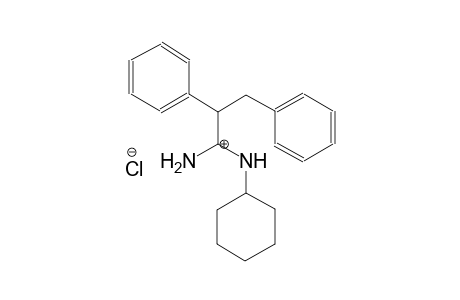 1-(cyclohexylamino)-2,3-diphenylpropan-1-iminium chloride