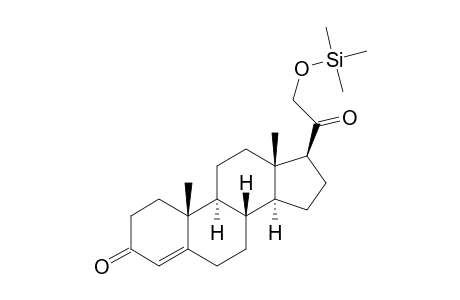 Pregn-4-ene-3,20-dione, 21-[(trimethylsilyl)oxy]-