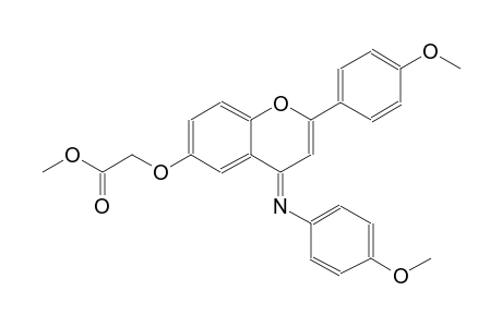 methyl ({(4E)-2-(4-methoxyphenyl)-4-[(4-methoxyphenyl)imino]-4H-chromen-6-yl}oxy)acetate