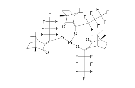 Praseodymium(III) tris[3-(heptafluoropropylhydroxymethylene)-d-camphorate]
