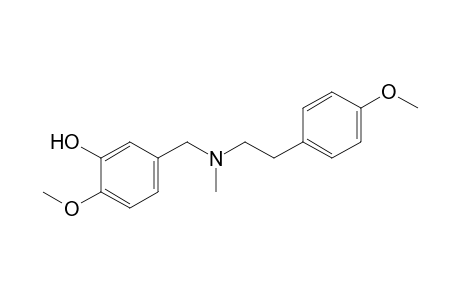 2-Methoxy-5-({[2-(4-methoxyphenyl)ethyl]-methylamino}methyl)phenol